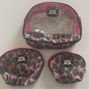 Juicy couture travel cosmetic cases
